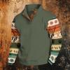 Men's Western Hoodie Long Sleeve Pullover with Print