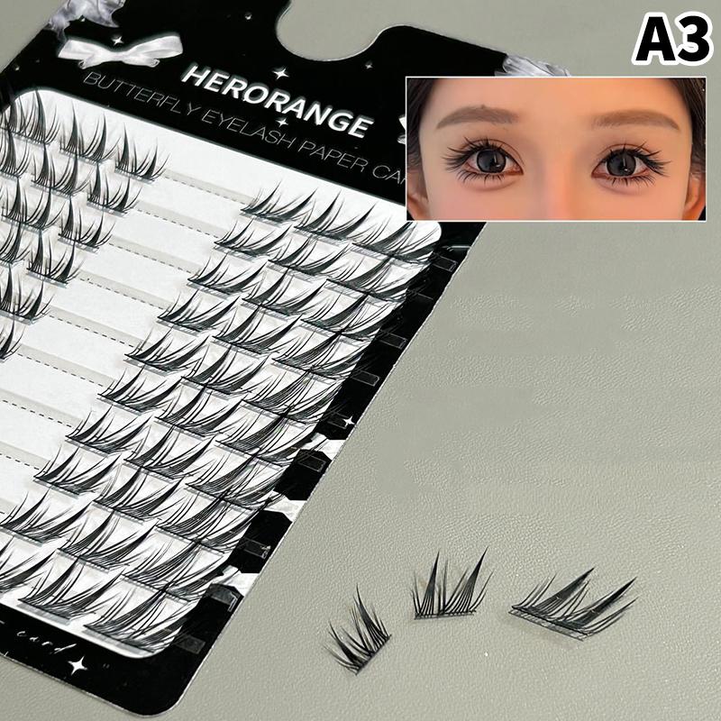 Diy jednotlivé trsy řas Rozšíření řas do tvaru kočičího oka Tenký pásek Nadýchané řasy Samolepicí řasy Potřeby pro řasy