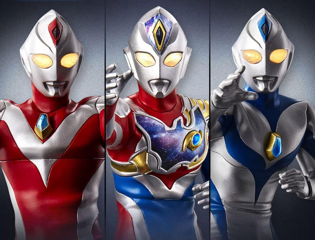 Ultraman Rider Ultimate Luminous Premium Partea 1 Decker Ultraman Dyna Tip puternic Ultraman Dyna Miracle (Ultraman și Tip)