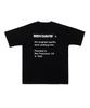 BEN DAVIS White Label Gorilla Emb Ss Tee Black