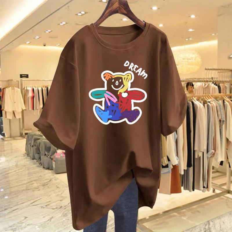 

Summer personalized Harajuku short-sleeved T-shirt women s super fire new casual loose student women s clothing XXXL