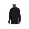 Under Armour Solid Color Printed Thumb Hole Design Slim Fit Hooded Running Long Sleeve T-Shirt Men Tops Black 1375075-001