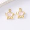 5pcs Cute Crystal CZ Love Heart Charms Pendants for Necklace Earrings Bracelet DIY Jewelry Making Accessories