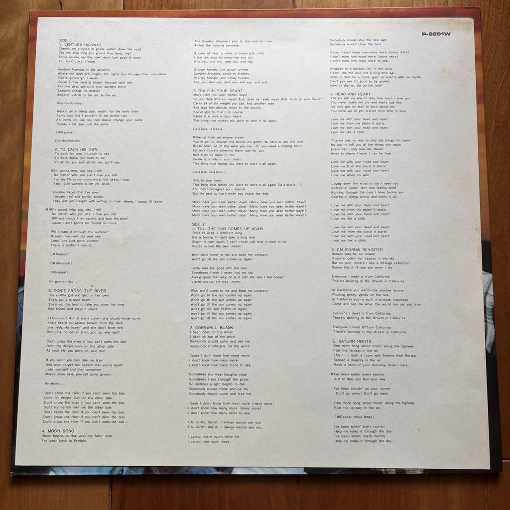 [USED] LP Record AMERICA / HOMECOMING (Domestic Edition)