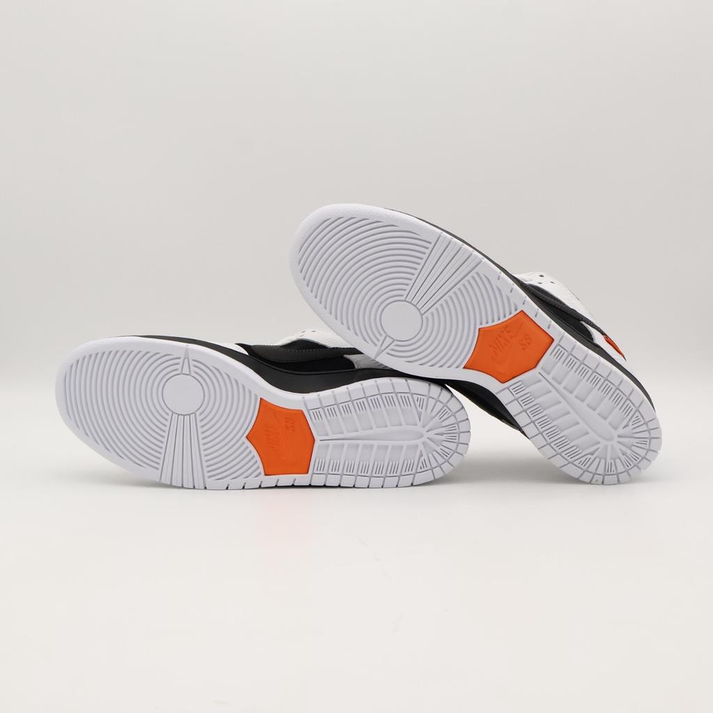 FD2629-100 TIGHTBOOTH Nike SB Dunk Low Pro QS Black White Safety Orange (Men's)