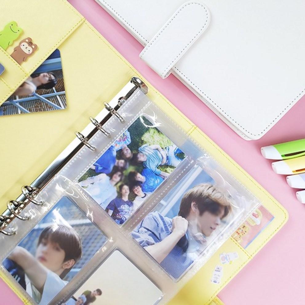 [Board M] Pastel Macaron A5 6-Round Photocard Binder (Includes 30 Sheets)