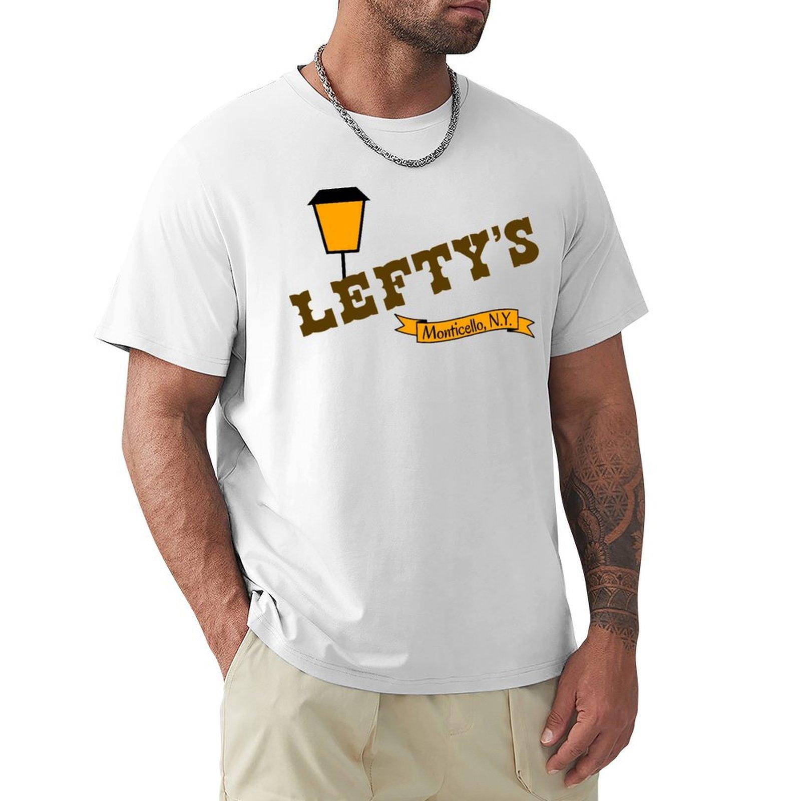 Leftys Tshirt Basic Solid Tee For Daily Use S