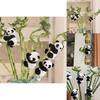Mini Cute Panda Plush Gripper Perfect For Home Decorations And Gifting!