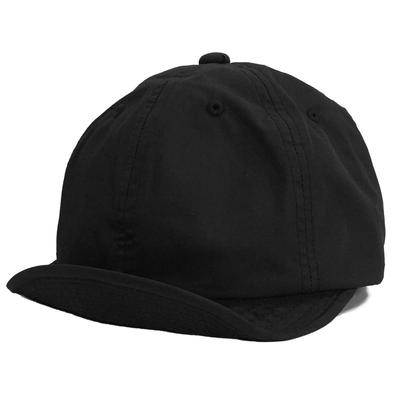 BASIQUENTI Big Size Teflon Water-Repellent Umpire Cap Short Brim Black