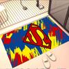 Superman Print Rug, Washable Floor Carpet, For Entryway Dorm Laundry Room Office Study, Home Decor Birthday Christmas Gift