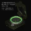 Justech Magnetic Compass with High Luminous Inclinometer, Precision, Foldable, Multifunctional, (Green)