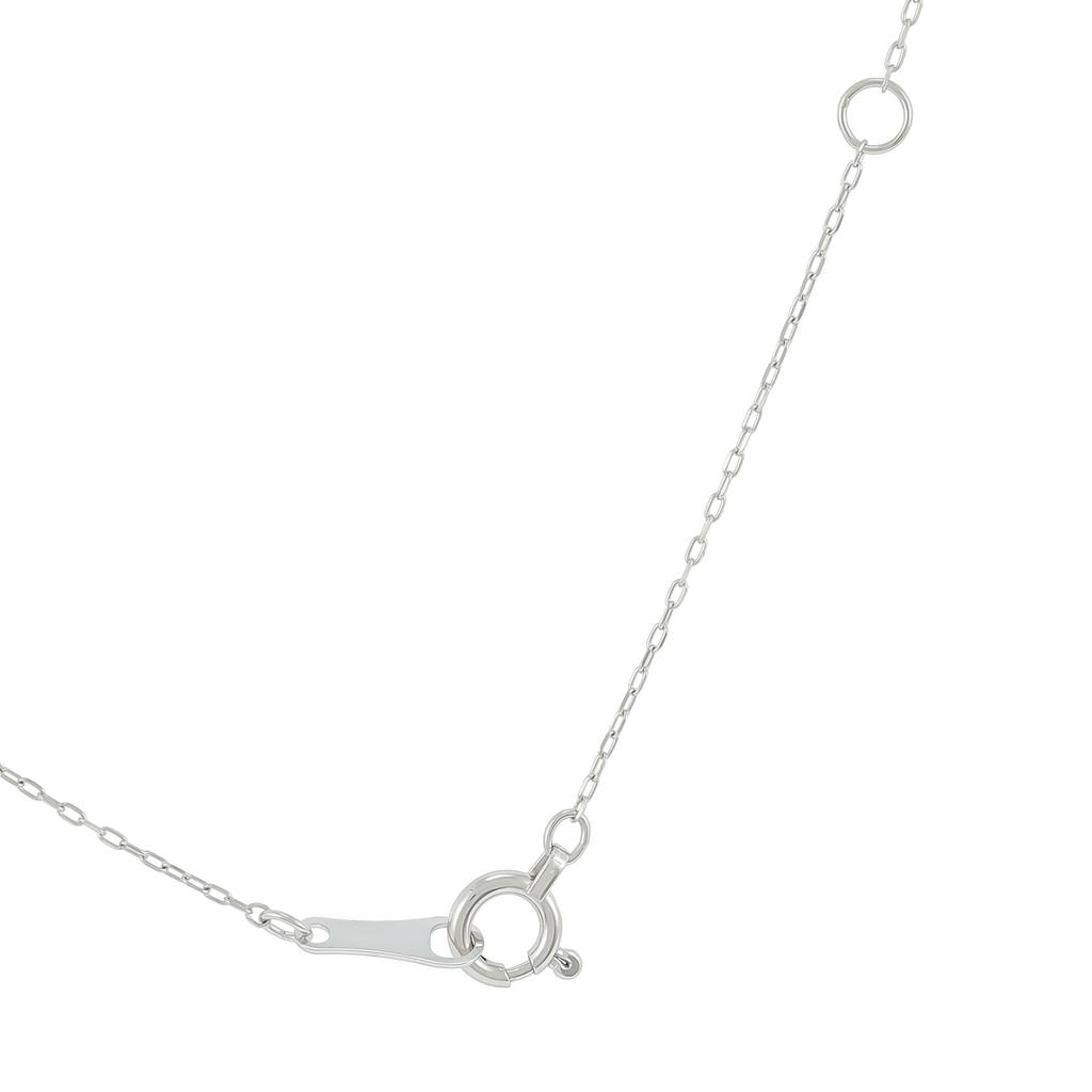 18K White Gold Diamond Necklace with Exclusive Box [D Collection] 0.004ct D80-4111WG