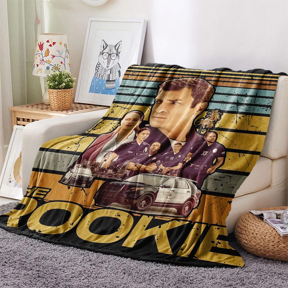 1 PZ Coperta di Flanella Fantasia THE ROOKIE Adatta a Tutte le Stagioni per Arredamento Casa Calore e Comfort Regali Regalo Festivo