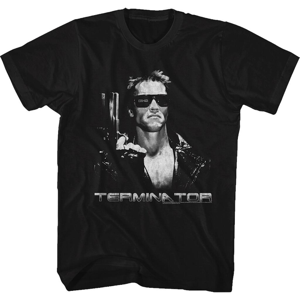 1984 Hollywood Classic Movie Joint Terminator The Terminator Male Schwarzenegger Retro Tshirt Comfortable and Breathable Y2K