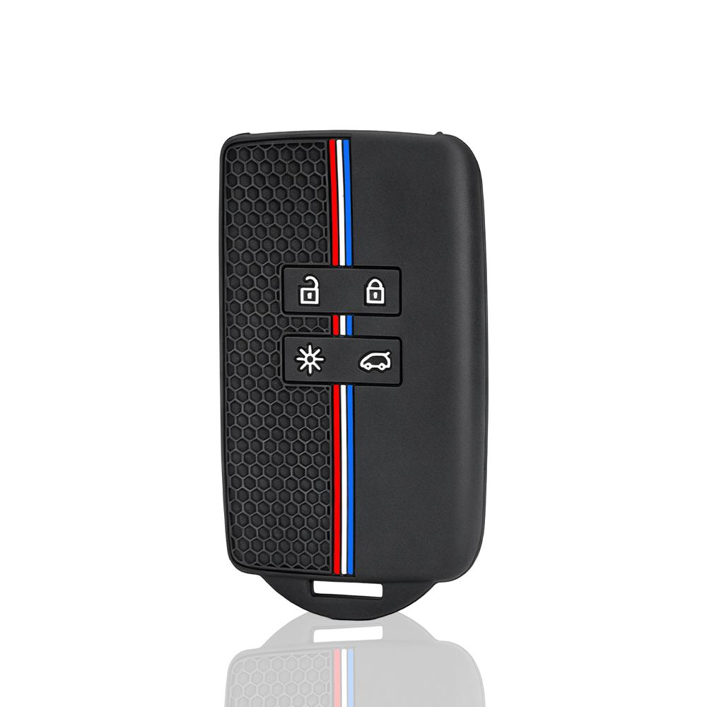 Silikon Auto Schlüsselabdeckung Hülle Für Dacia Logan 3 Für Renault Captur Zoe Espace 5 Clio Megane 4 Arkana Arcan Schlüsselhalter Schale
