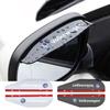 2 Pezzi Sopracciglia Pioggia Specchietto Retrovisore Auto Per Volkswagen VW Golf Polo Tiguan Passat B6 Jetta Touran CADDY GTI Touareg TDI Beetle MK4