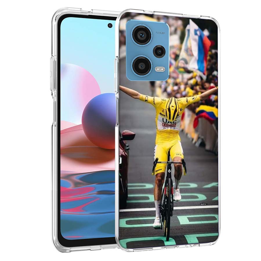 

Bicycle Race Phone Case For Redmi Note 13 12 14 15 Pro Plus 13R 11 11T 11E 11S 10 Pro 10S 9 9S Cover Cell Clear TPU Capa Cases S Redmi 9T
