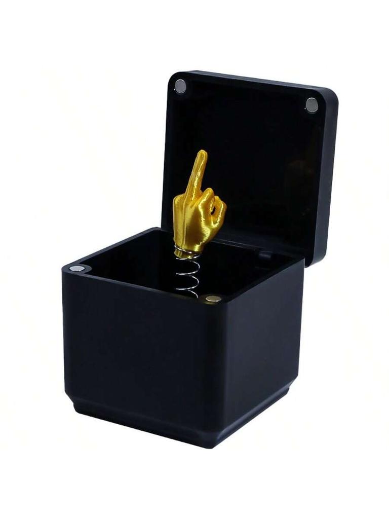 3D Printed Middle Finger Surprise Gift Box, Perfect Prank Gift, Novel Prank Middle Finger Statue Christmas Novel Funny Gift