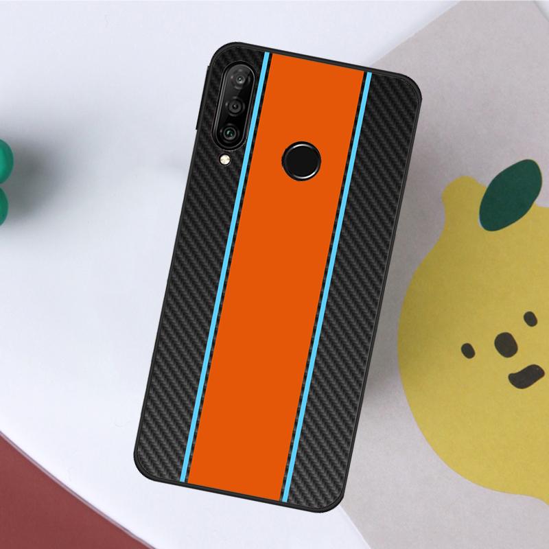 Car Carbon Fibre Pattern Case For Huawei P40 P30 Lite P20 P60 Pro Nova 9 SE 10 11i 8i 7i 5T Y60 Y61 Y70 Y90 P Smart