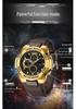 Sanda Men's Trendy Outdoor Sports Watch - Waterproof, Luminous, Multifunctional with Dual Display & Alarm.