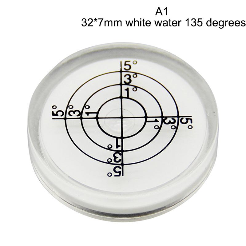 1/3 buc Nivel cu bulă orizontală Precizie înaltă Mediu Înconjurător Nivel cu bulă circulară Mini kit de măsurare circular