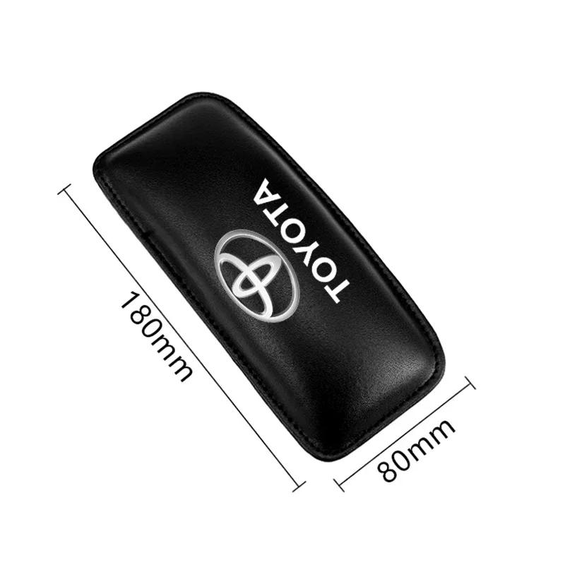 Leather Knee Pad Car Interior Pillow Comfortable Elastic Cushion for Toyota GR RAV4 Prius CHR Camry TRD GT86 Corolla Yaris Auris