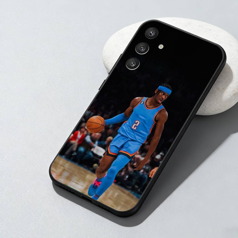 

SGA Basketball Guard Shai Phone Case For Samsung Galaxy A73,A72,A71,A70,A52,A51 Others Soft Black Cover Samsung a42 5g