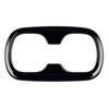 A87Q-Car Glossy Black Rear Seat Water Cup Holder Decoration Frame Cover Trim Fit for Toyota Corolla Cross   RHD