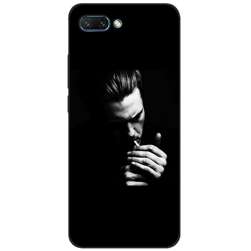 For honor 10 case soft silicon tpu back phone cover for huawei honor 10 Case Etui protective printing coque black tpu case