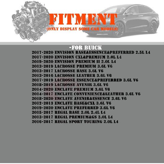 Mass Air Flow Sensor Meter MAF 23262343 Compatible With Buick Cadillac Chevy GMC Enclave Envision LaCrosse Regal ATS CT6 Escalade SRX XT5 Camaro
