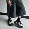 Women Fashion Casual Sneakers 35-40 Yards New Summer Round Head Thick Bottom Hollow Breathable Bread Shoes Baotou Half Slippers