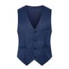 Westen für Herren Slim Fit Herren Anzugweste Herren Weste Gilet Homme Lässig Ärmellos Formell Business Jacke