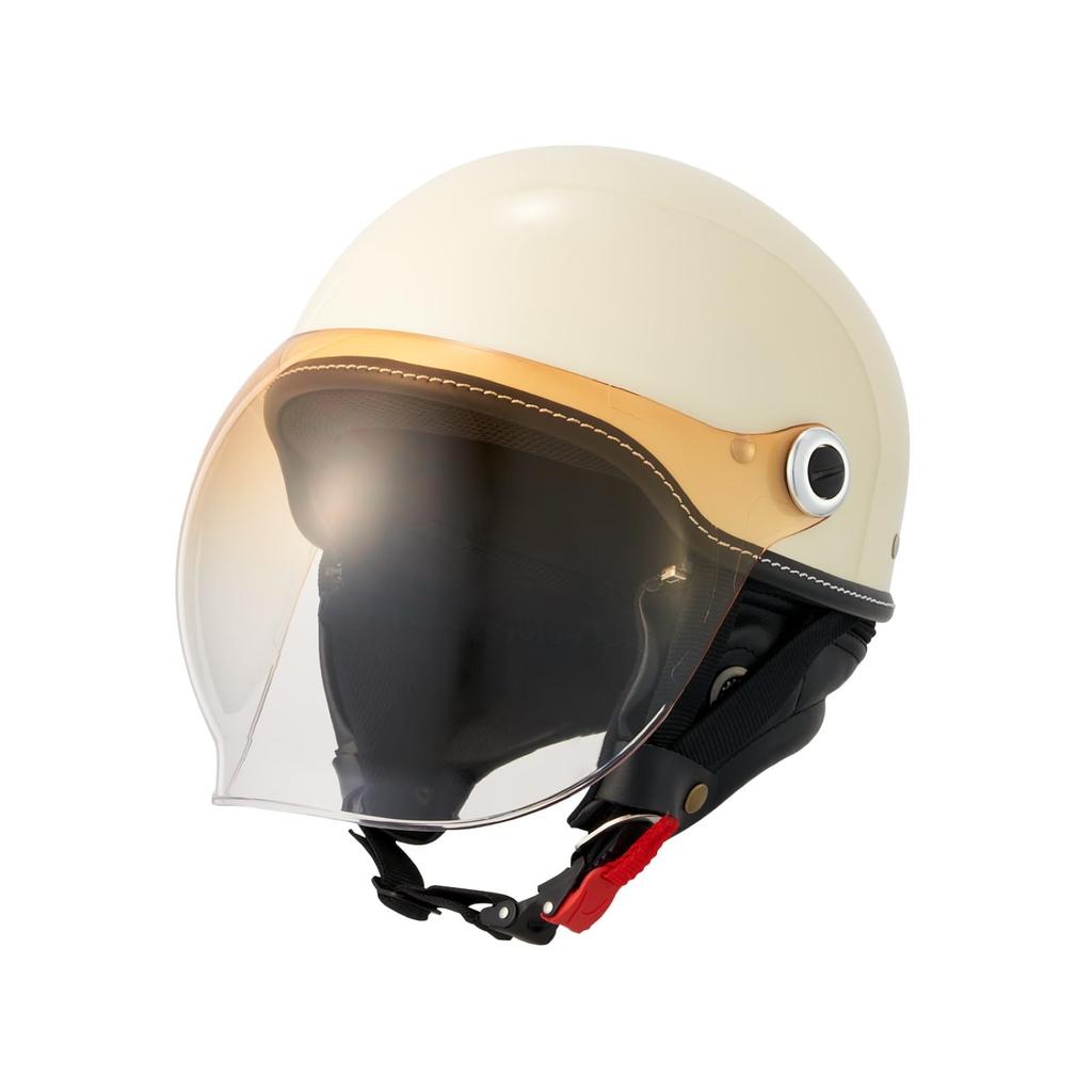 Marushin Motorcycle Helmet BUBBLE RIDER HALF Half Helmet Ivory Free Size Product 05303002 (57-60cm) Number