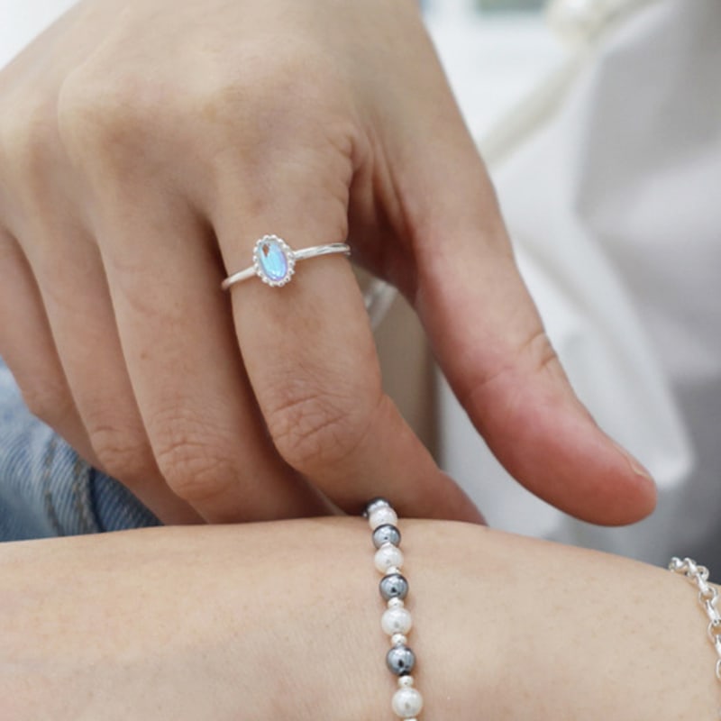 Ctwins SILVER925 OPAL RING