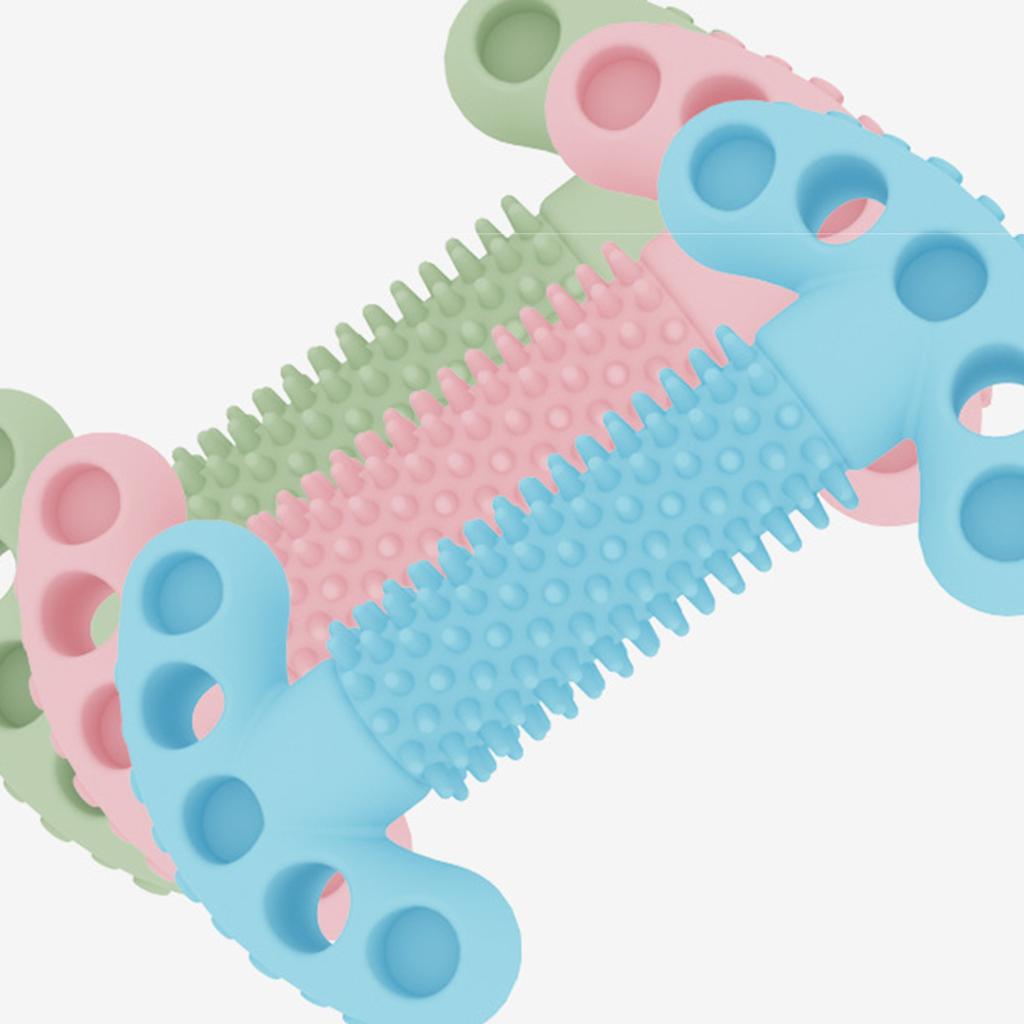 Brinquedos de mastigação para cães Quebra-cabeças de limpeza de dentes Ossos de cachorro resistentes para dentição Brinquedos