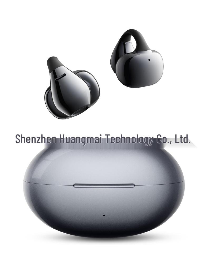 HM-11 Cross TWS Ear Clip 5.4 Sports Bluetooth Earphones with Noise Cancelling & Low Latency