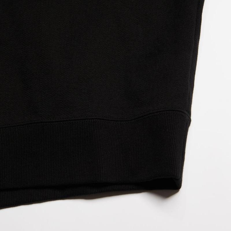 Puma Felpa alla moda stampata Pullover Unisex Felpa Nera 534667-01