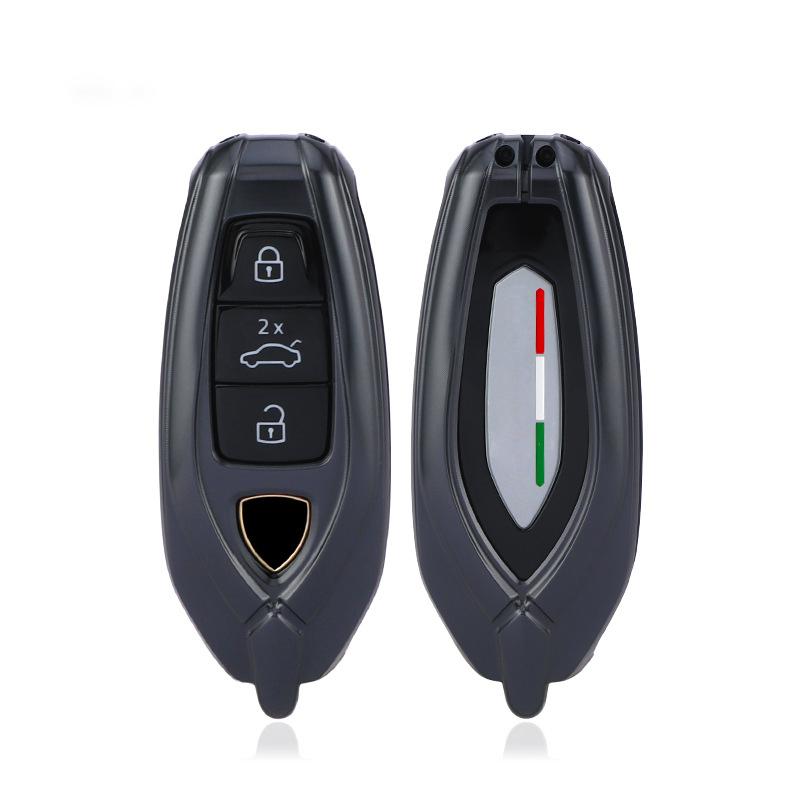 Aluminium Alloy Car Key Fob Case Key Cover For Lamborghini Urus Auto Accessories Ring