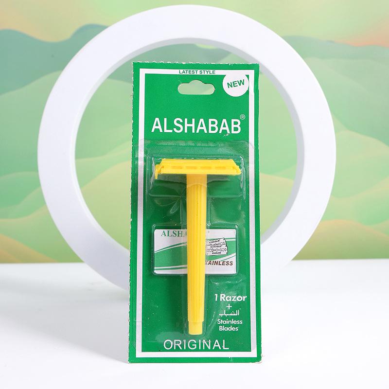Disposable Double-Sided Manual Razor for Traditional Shaving