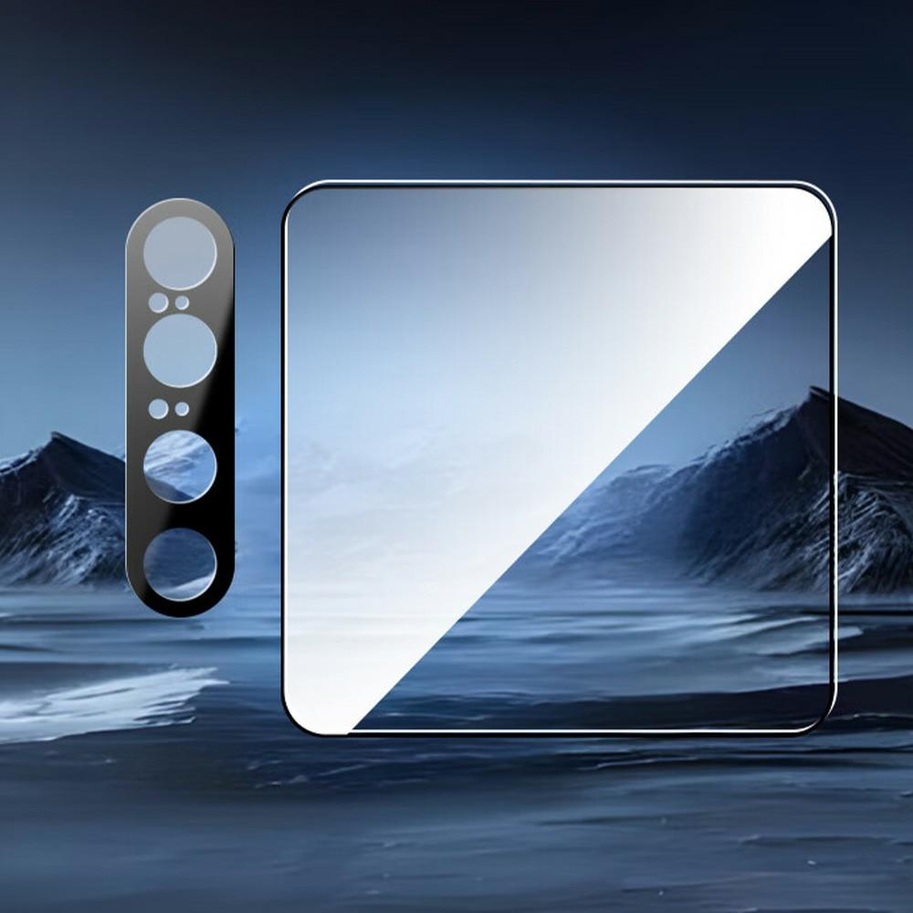 

RURIHAI For Huawei Pura X Screen Protector+Camera Lens Protector Silk Printing High Aluminium-Silicon Glass Film Easy Installation As Shown A
