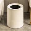 Changbaosen Nordic Style 13L Double-Layer Round Trash Can