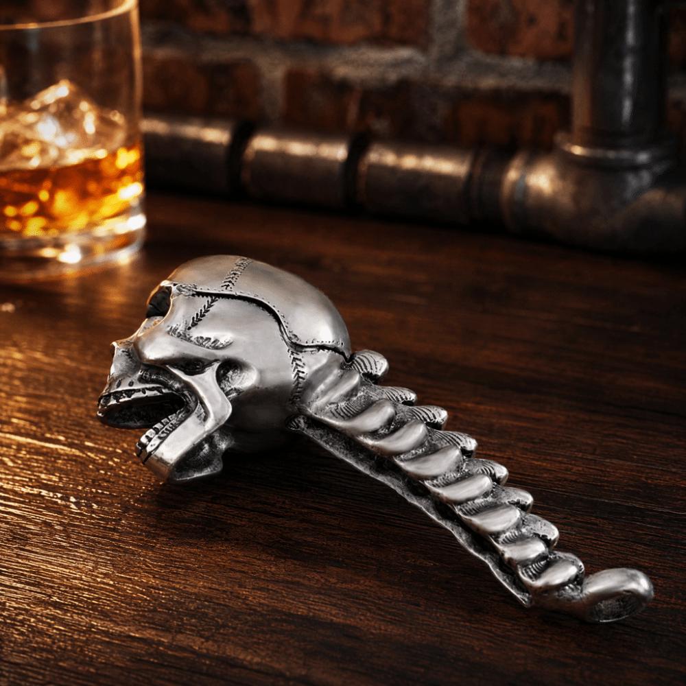 Einzigartiger Bierdosenöffner Edelstahl Neuheit Flaschenöffner Totenkopf Flaschenöffner Partygeschenk