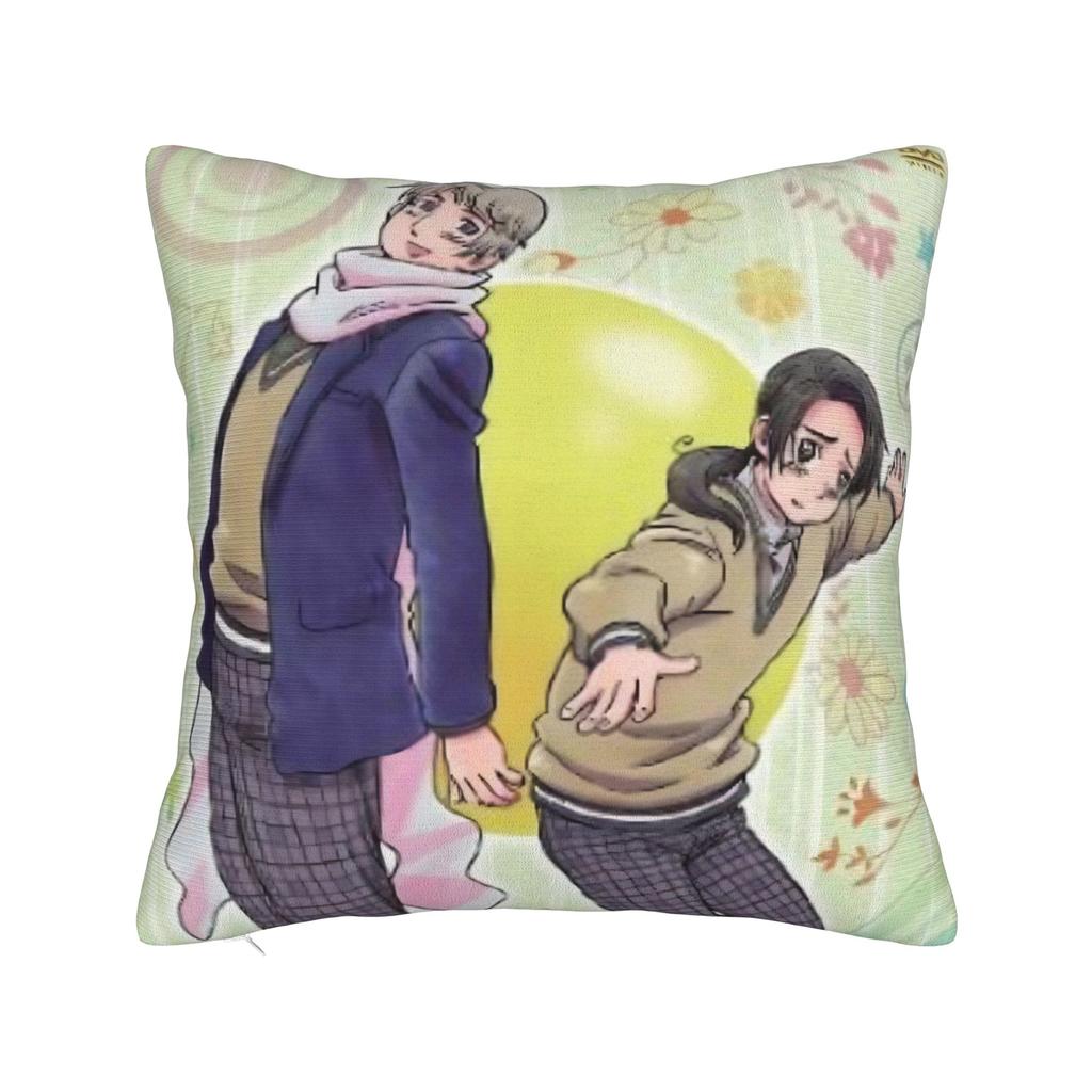Decorative Pillow Cover Hetalias Axis Powers Merch Chair Throw Pillow Case Cover Zipper Multi Size