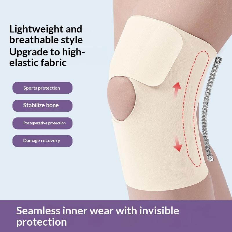 1Pcs Knee Brace With Side Stabilizer, Compression Knee Sleeve For Men Women, Knee Support Brace For Knee-Pain Relief