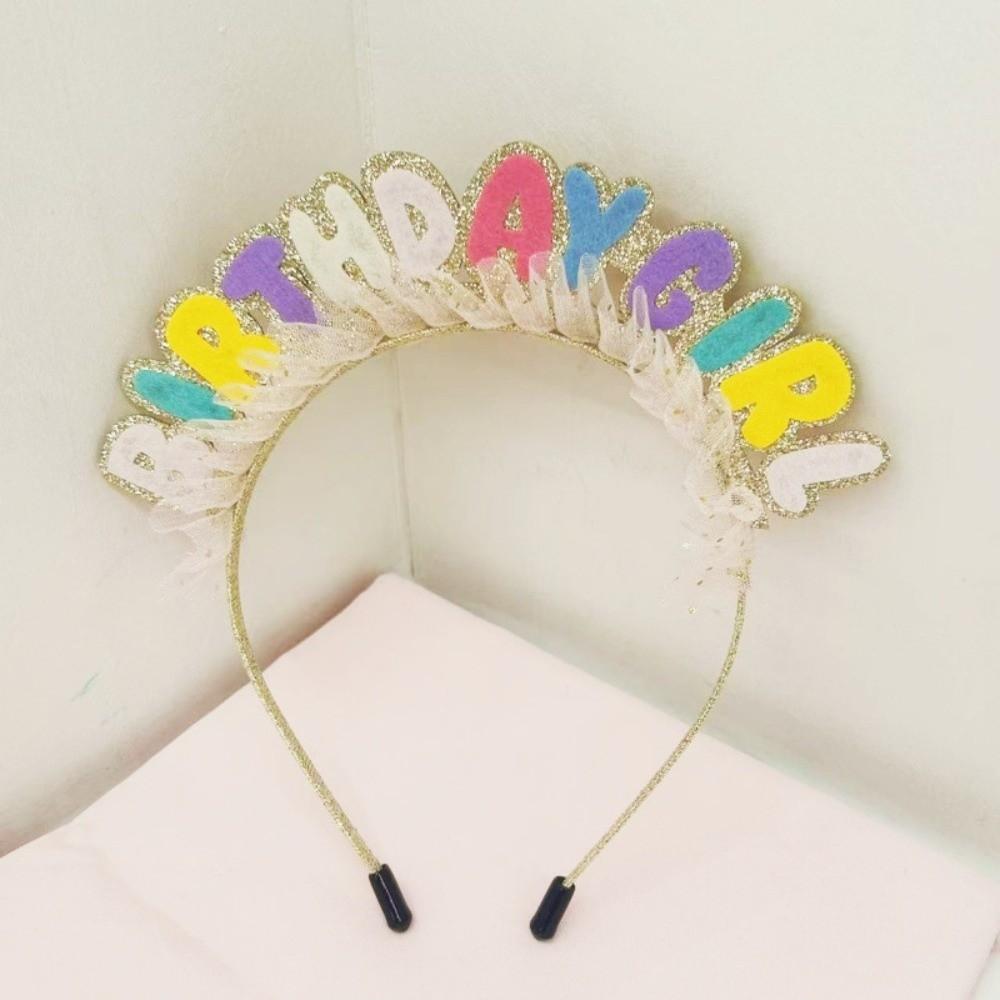 Cartoon Birthday Headband Creative Children's Headband Birthday Headwear Party Supplies