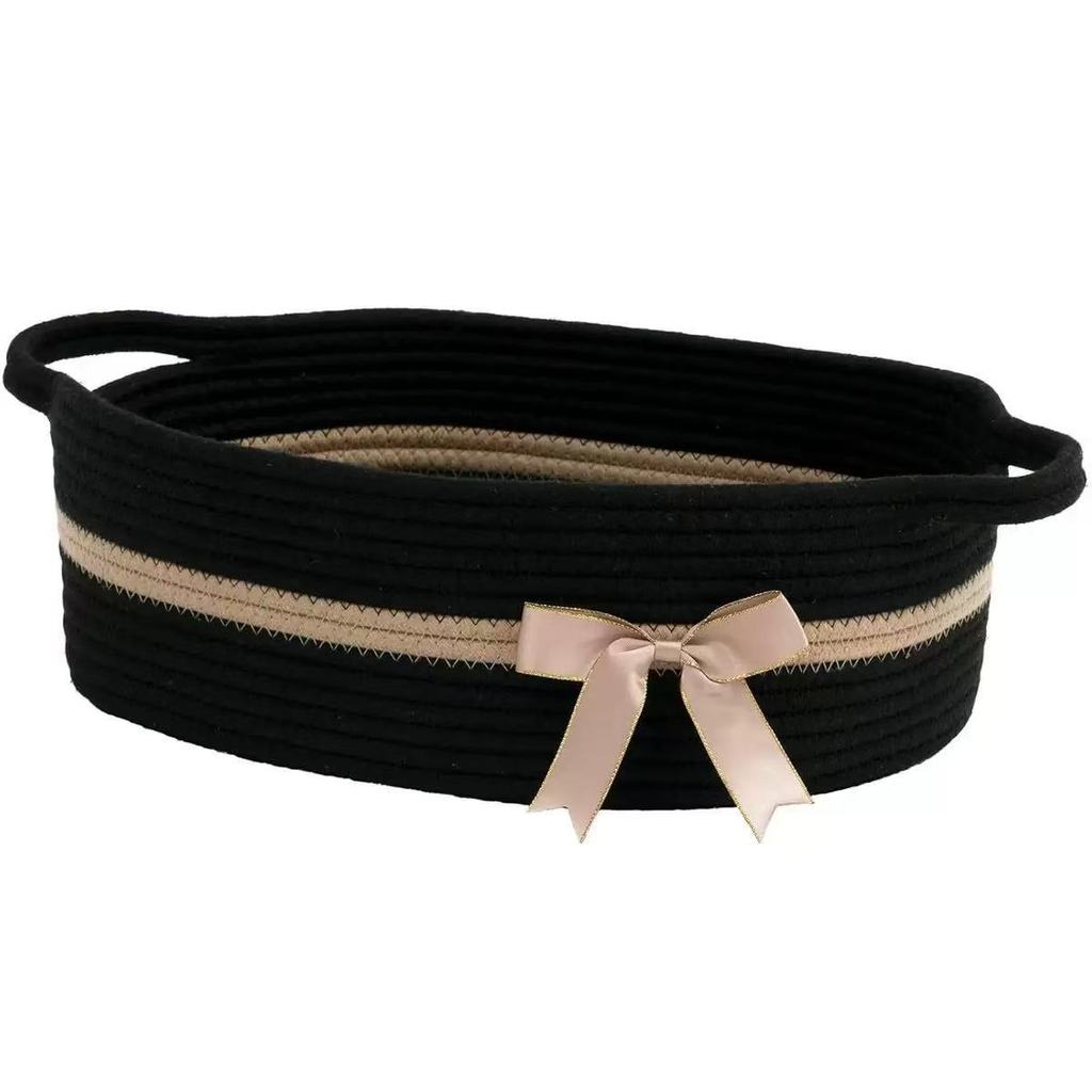 Cotton Rope Storage Basket With Cute Design For Home Organization And Pet Toys