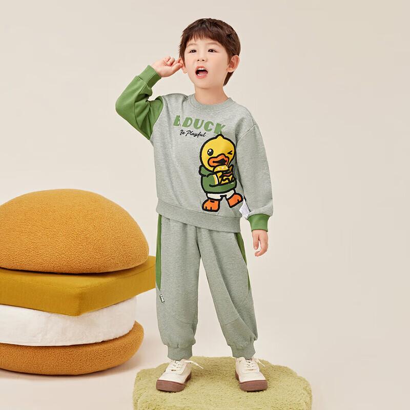 B.Duck Kids  Casual Two-Piece Set