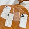 Cherry Butterfly Love Flower Mobile Phone Case Is Suitable For Apple 16Pro Glitter Transparent Iphone17Air Small Fresh