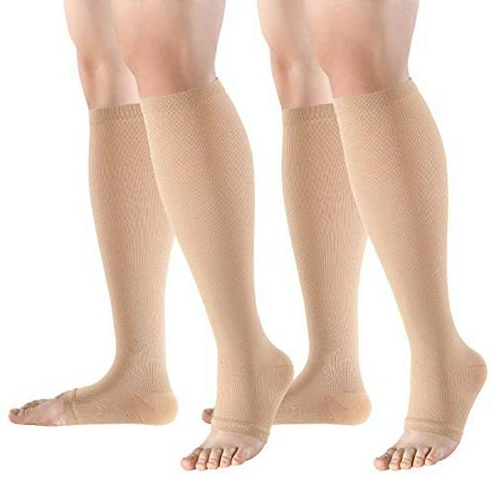 Zipper Compression Sports Socks for Calves