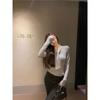 Autumn and Winter T-shirt Bottoming Shirt for Women Slim Fashionable and Versatile Short Top